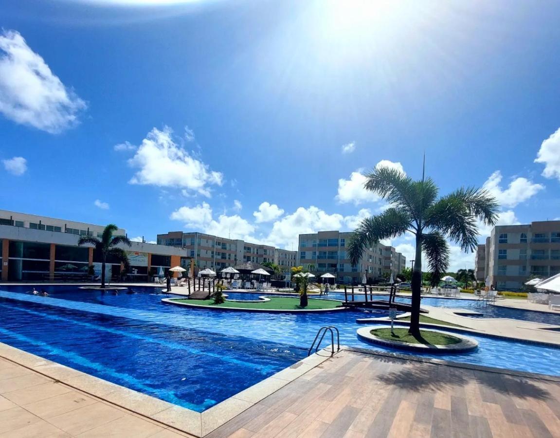 Flat Aconchegante, 3 Quartos, Condominio Muro Alto Em Порту-де-Галиньяш Экстерьер фото