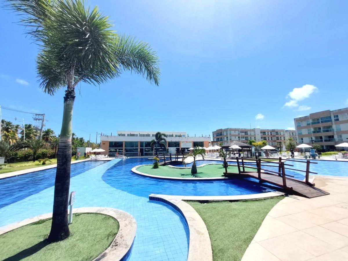 Flat Aconchegante, 3 Quartos, Condominio Muro Alto Em Порту-де-Галиньяш Экстерьер фото
