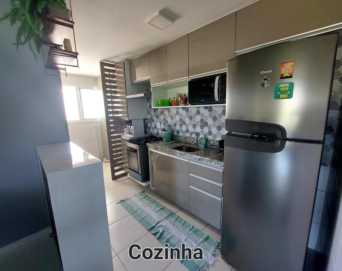 Flat Aconchegante, 3 Quartos, Condominio Muro Alto Em Порту-де-Галиньяш Экстерьер фото