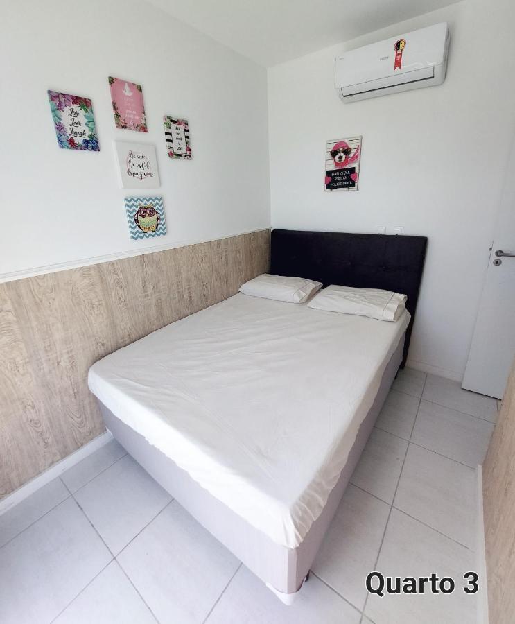 Flat Aconchegante, 3 Quartos, Condominio Muro Alto Em Порту-де-Галиньяш Экстерьер фото