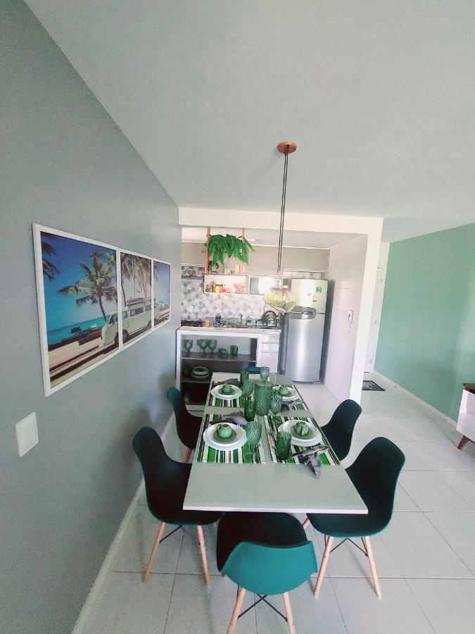 Flat Aconchegante, 3 Quartos, Condominio Muro Alto Em Порту-де-Галиньяш Экстерьер фото