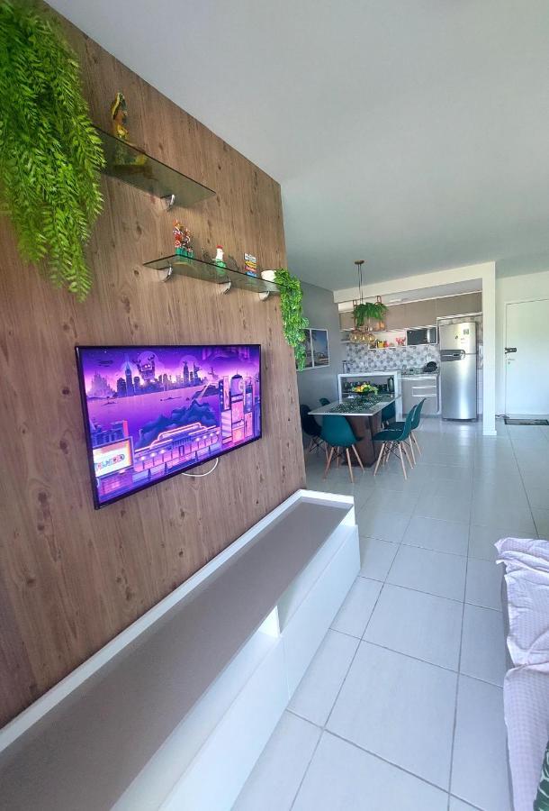 Flat Aconchegante, 3 Quartos, Condominio Muro Alto Em Порту-де-Галиньяш Экстерьер фото