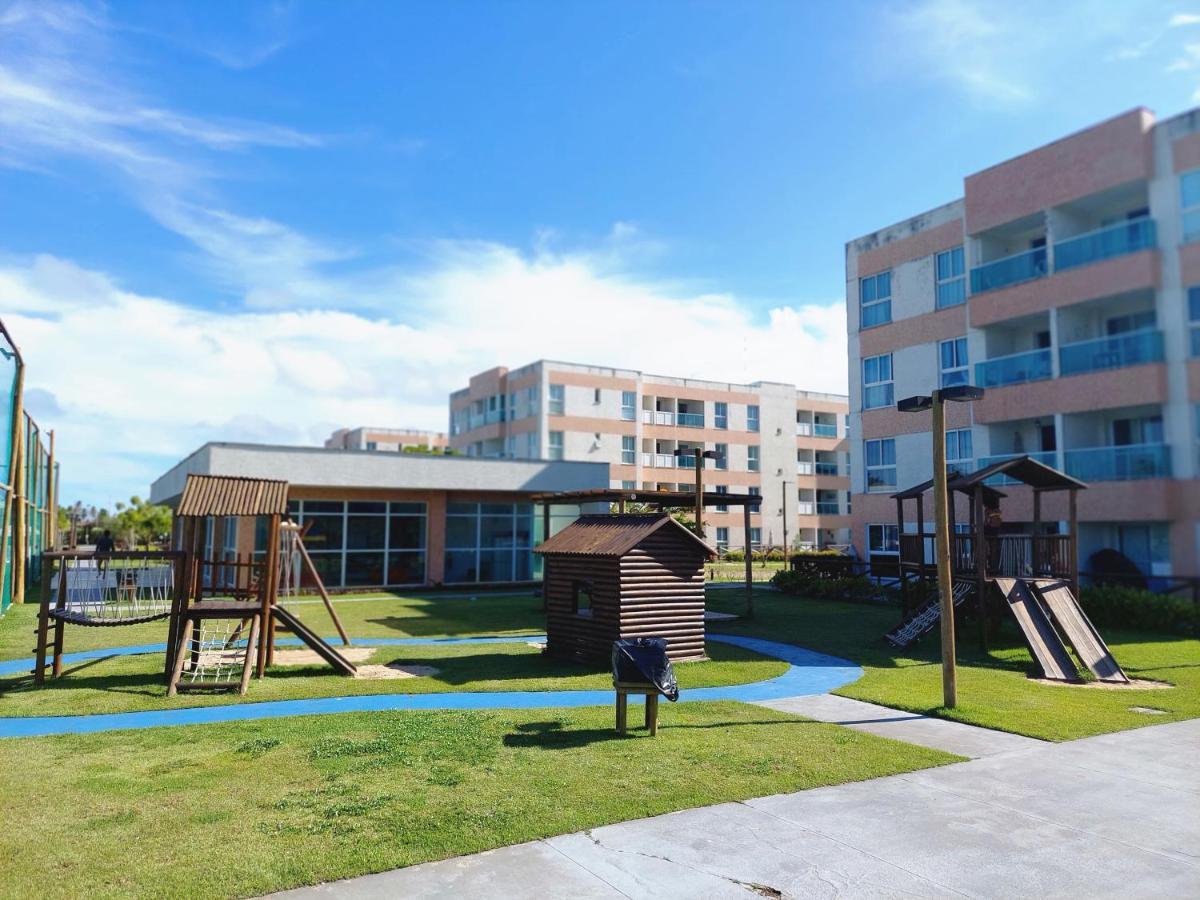 Flat Aconchegante, 3 Quartos, Condominio Muro Alto Em Порту-де-Галиньяш Экстерьер фото